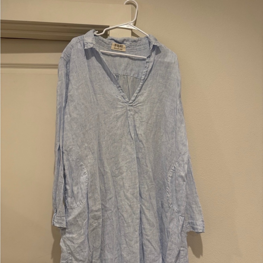 Garnet hill linen dress